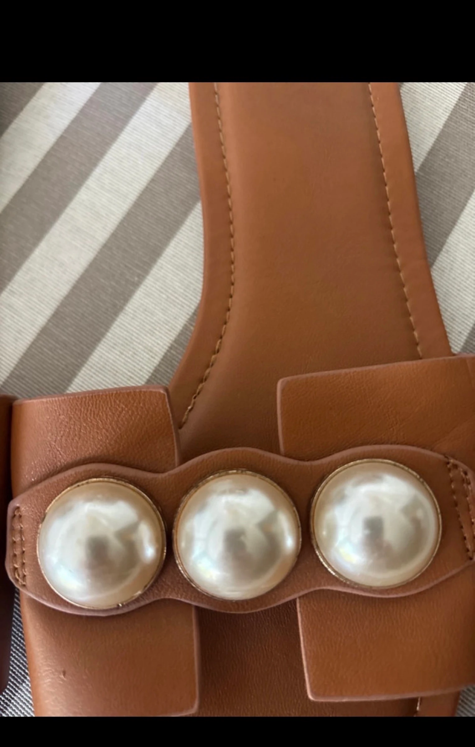 ✨ Zapatillas camel con perlas ✨39 – photo 2